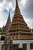 Bangkok Wat Pho, the group of the chedi of the four kings. 